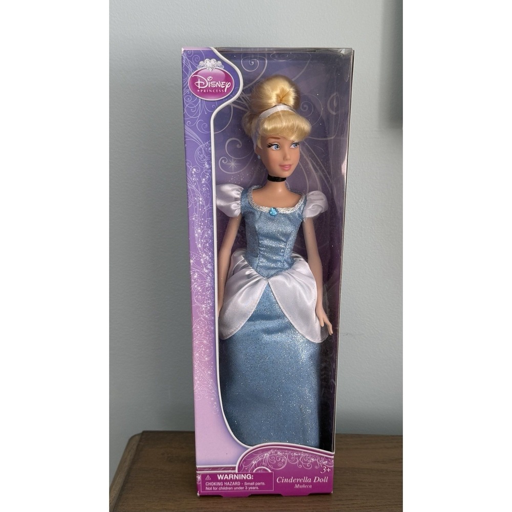 Disney Collection Princess Cinderella Doll 12" NEW Blonde Blue Sparkle Dress